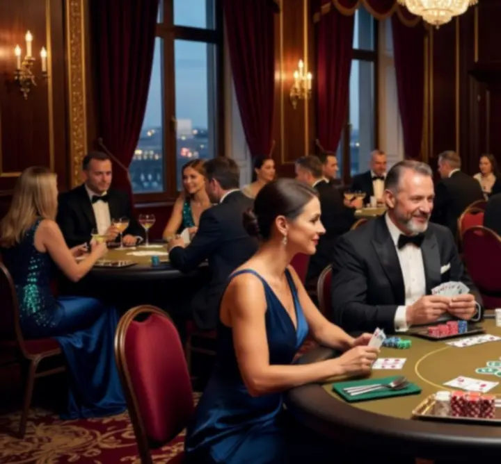 Wieczór pokerowy w Polsce zorganizowany przez "FIR" Ilona Robak